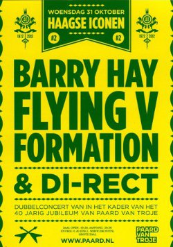 Barry Hay Flying V formation show announcement October 31, 2012 Paard - Den Haag